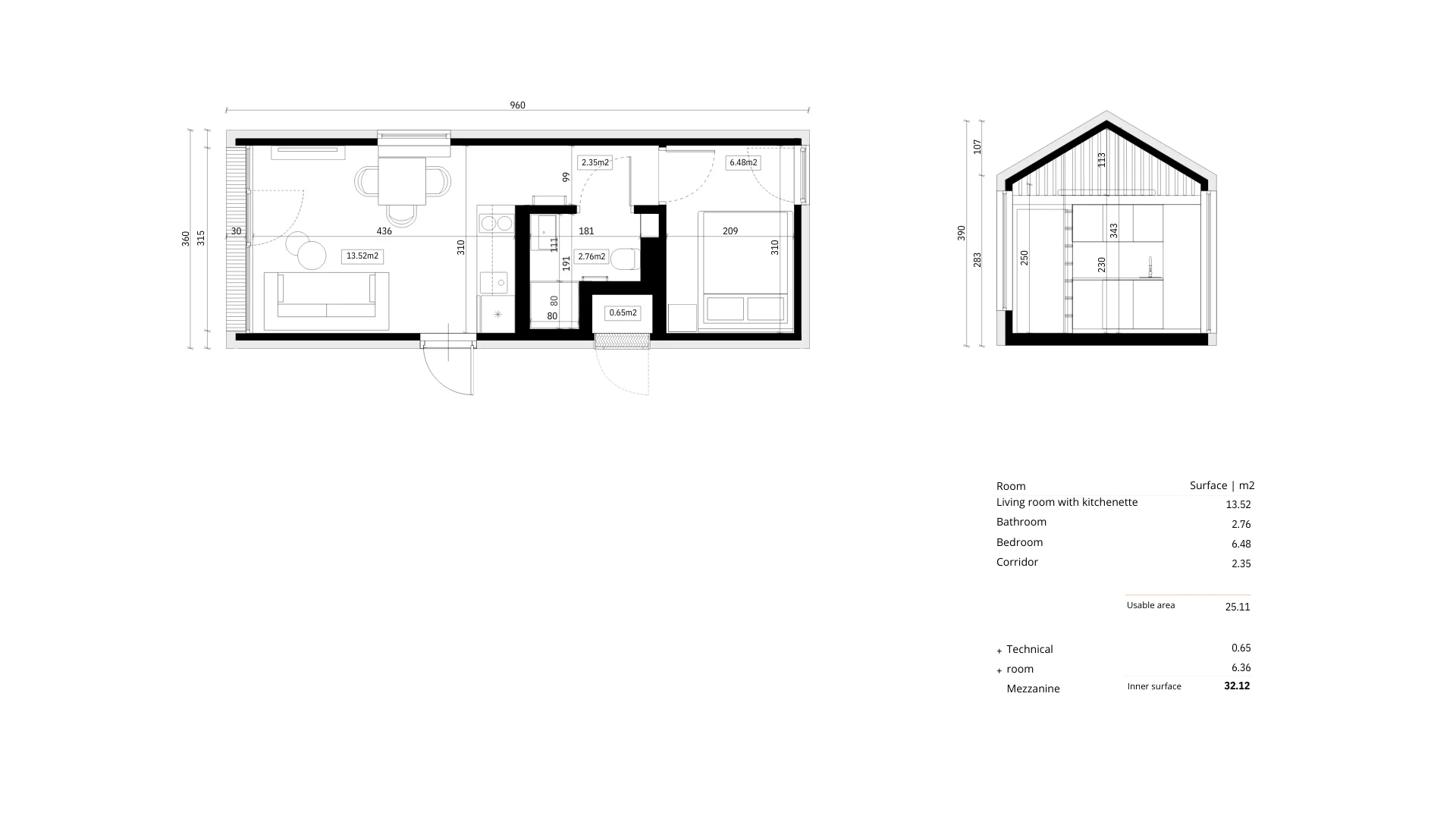 tiny house malmö layout floor plan