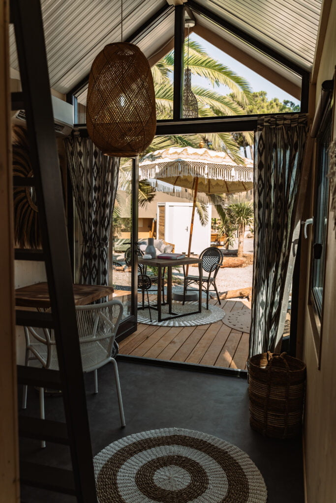 Tiny House Interior, Lighting, Rugs, Lamps, Windows