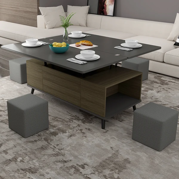 Foldable living/dining table